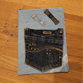 Hefteinband aus Jeans